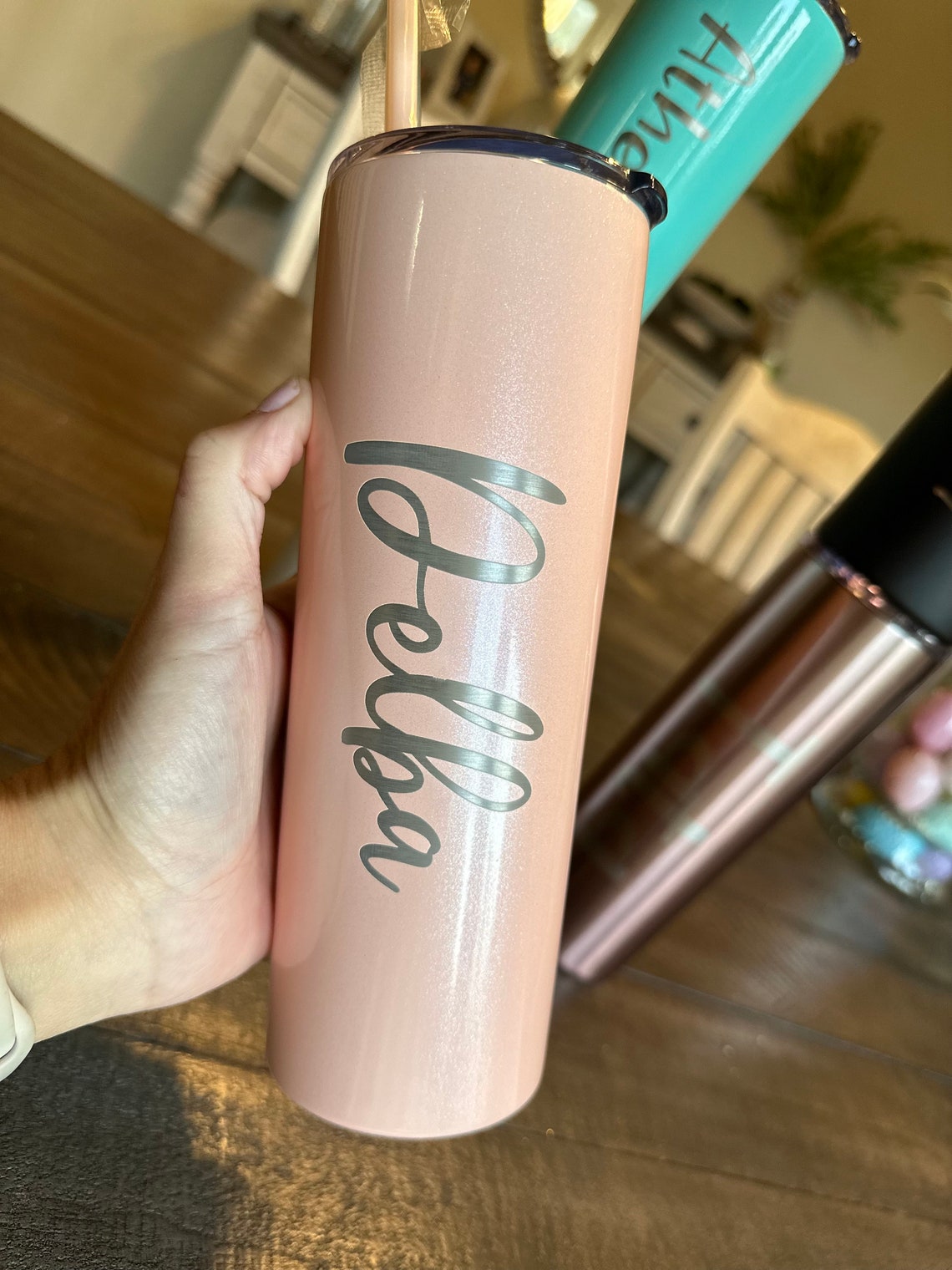 Laser Engraved Custom Stainless Steel Tumbler, 20oz, Personalized Gift - image 5